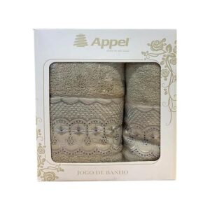 Kits de Toalha Appel Bordare de Algodão de fio nobre