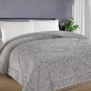 Coberdrom Dupla Face Plush 100% Poliéster - Habitat Cinza
