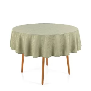 Toalha de Mesa Redonda Karsten 4 Lugares Dominic Alecrim